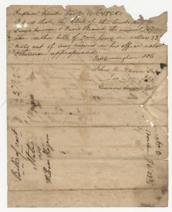 Bill for Cost - The State v. Wilson Rogers