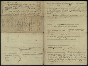 Jones County - Promissory note, Assumpsit - James Glass, administrator of Zachariah Glass estate - William Clealand, administrator of Caleb Willingham estate