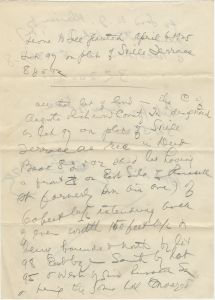 W.J. Kleiner plot deeds