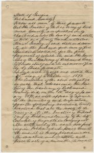 Trustees of the Academy of Richmond County to A.S. Tinsley deed for title