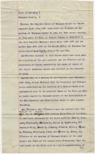 Ellen Pike to the Trustees of the Academy of Richmond County deed