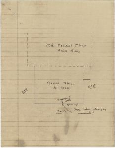 Old Medical College plats and drawings
