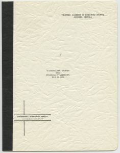 Trustees of the Academy of Richmond County financial statements