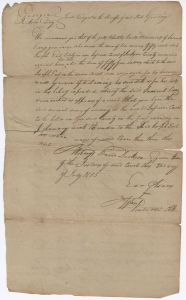 Jackson County Debt, Joseph East v. Samuel Long