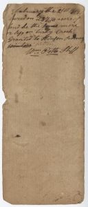Land Grant, Jackson County, Hinson joining Winters/Patton on Turkey Creek [Gober v. Kennedy Case]