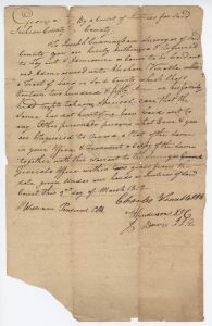 Survey Order, Jackson County, Abraham Venable