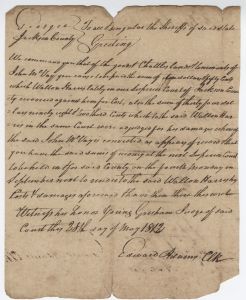 Debt Case, Jackson County, Walton Harris v. John McVay