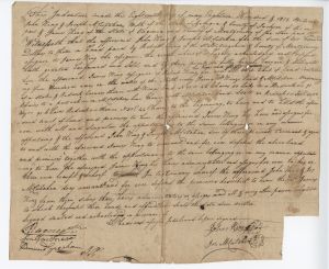 Deed, Jackson County, Joseph McCutchen and John King to James King