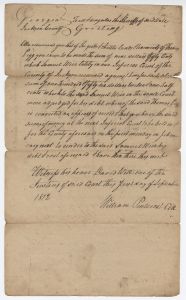 Debt Case, Jackson County, Samuel Wier v. Thomas Legg
