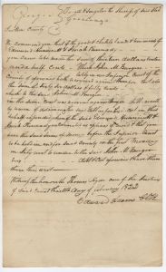 Debt case, Jackson County, John M. Burgin v. Edmund Hunnicutt and Josiah Kenady