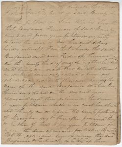 Debt Case, Jackson County, John Winters and Benjamin Freeman