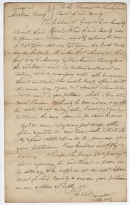 Debt Case, Jackson County, George Shaw v. Ferrel Wood