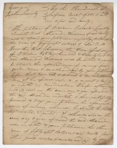 Debt Case, Jackson County, William D. Martin v. Alexander Williams