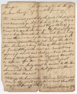 Debt Case, Jackson County, Jeremiah Owen v. John Tredwell and Avery Roberts admin. of Garland Reynolds