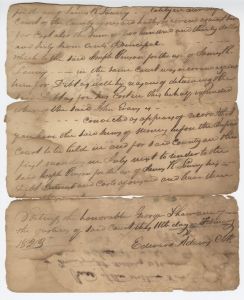 Debt Case, Jackson County, Joseph Pinson for James R. Lowrey v. John Evans