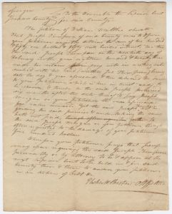 Debt Case, Jackson County, William Maltbie for Joseph Morgan v. Joseph Thompson