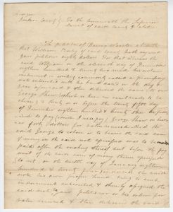 Debt Case, Jackson County, Henry Woosten for George Shaw v. William Bailey