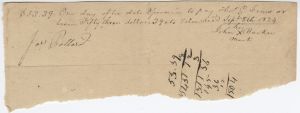 Promissory Note, Jackson County, John Barker to pay Thos. C. James