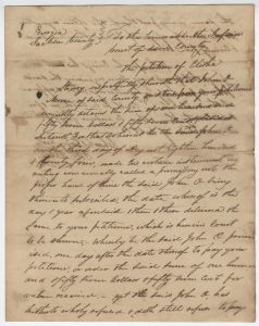 Debt Case, Jackson County, Elisha Strong v. John O. Moore