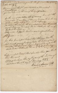Debt Case, Jackson County, Fordus Watkins for Ezekiel Birdsey v. Lewis Pyron