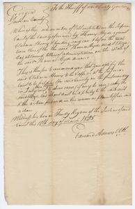 Debt Case, Jackson County, Eliza Cox, adm. for Thomas Hyde dec'd v. Claiborn Harris