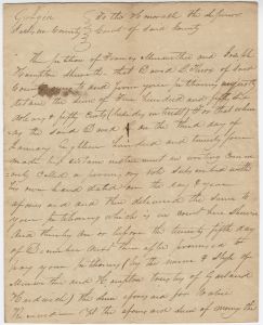 Debt Case, Jackson County, Francis Meriwether and Joseph Hampton v. David Knox