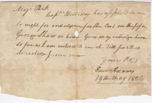 Debt Case, Jackson County, Captain Holliday v. George Shaw