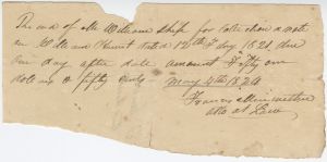 Debt paid, Jackson County, William Huit to William Shep