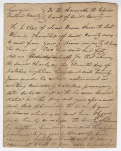 Debt Case, Jackson County, Sion Boon vs. Charles Hemphill