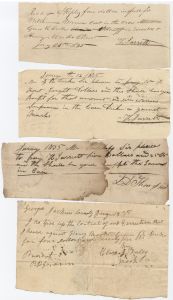 Receipts, Jackson County, Green R. Duke vs. Henry Merk