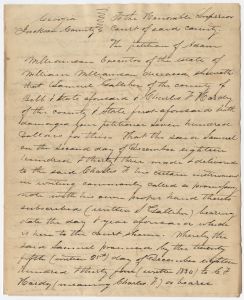 Debt Case, Jackson County, Adam Williamson, exc. William Williamson vs. Samuel Galliher and Charles F. Hardy