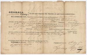 Debt, Jackson County, James H.R. Washington vs. Ezekial Price