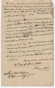 Interrogatories, Jackson County, Elisha Winn et al. vs. Tandy K. Martin et al. James Cochran Estate