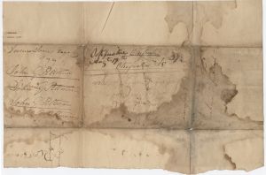 Loose paper, John G. Pittman and Richard W. Penticost [Okefuskee County, Oklahoma]
