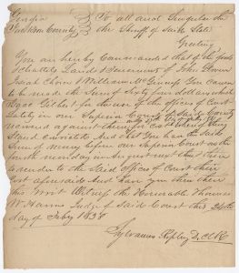 Debt, Jackson County, Office of Court vs. John Glover, Josiah Choice, William McGinniss