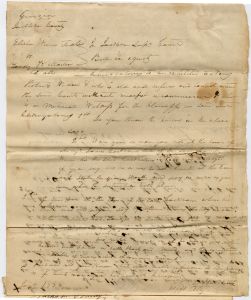 Bill of Equity, Jackson County, Elisha Winn estate vs. Tandy K. Martin