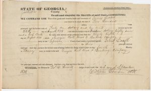 Debt, Jackson County, Georgia Rail Road and Banking Company v. James Liddell