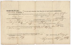 Order to collect debt, Jackson County, Sylvanus Ripley v. James H. Witherspoon