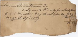 Invoice, [Jackson County], James Troutman to James C. Stanley
