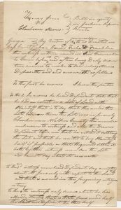 Land dispute, Jackson County, Thomas Jones v. Claiborne Sims