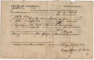 Debt case, Jackson County, Edgar and Carmichael v. James Nabers