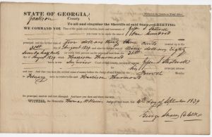 Debt case, Jackson County, Harrison Thurmond v. Jesse S. Shotwell