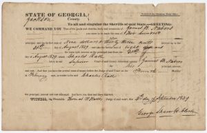 Debt case, Jackson County, Charles Rall v. James B. Nabers