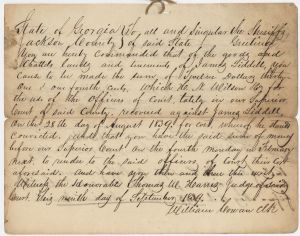 Debt case, Jackson County, H.N. Wilson for use of court officers v. James Liddell