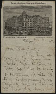 Correspondence - Frederick W. Benteen to his wife, Catherine Benteen 3 of 3
