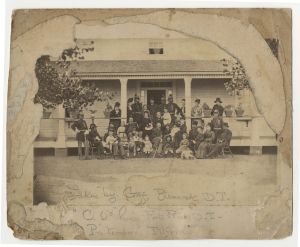 O.S. Goff, "C.O.s house. Fort Rice, D.T."