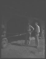 William Breedlove, Oconee Co. dairy farmer and R. D. Stephens, Co. Agent.