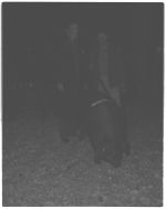 Hog Show with Mr. M. P. Jarrigan standing by hog.