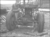 Homemade tractor(s) as built and used in Catoosa County, GA. 1939.