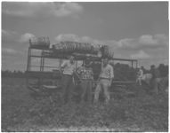 County agents and farmer. 4-H sweet potato project